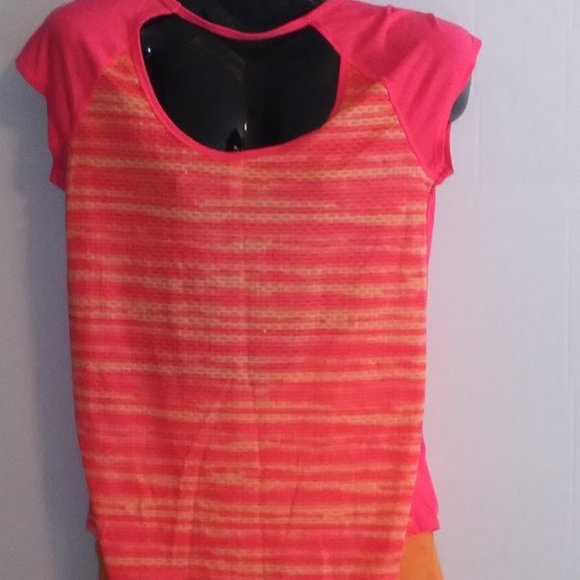 Sunset Pink and Orange Short sleeve T - Picture 1 of 9